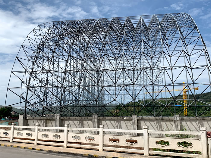 盘锦山寨矿储煤棚网架